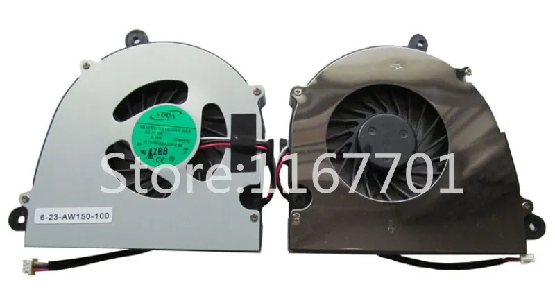 Новый оригинальный ноутбук/Тетрадь Процессор охлаждающий вентилятор для Clevo W650