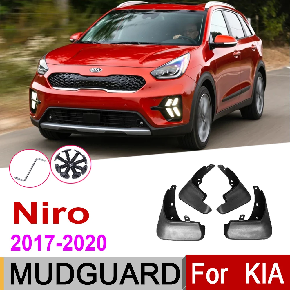 Брызговики автомобильные для Kia Ниро 2020 DE 2019 2018 крыло 4 шт. спереди и сзади