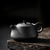 tangpin black crockery ceramic teapots chinese tea pot drinkware 200ml
