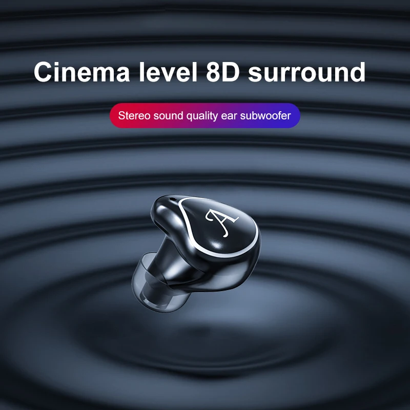 

Cigufn Bluetooth 5.0 Earphones TWS Wireless Headset Fingerprint Touch Bluetooth Earphone Earbuds for Xiaomi iPhone Phone