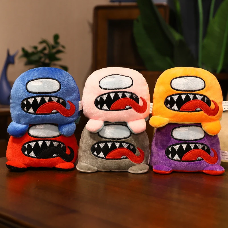

Stuffed Dolls Reversible Amoung Us Plush Toys Animal Among Us Game Plush Doll Cartoon Peluche Brinquedos Kids Plushie Toys Gift