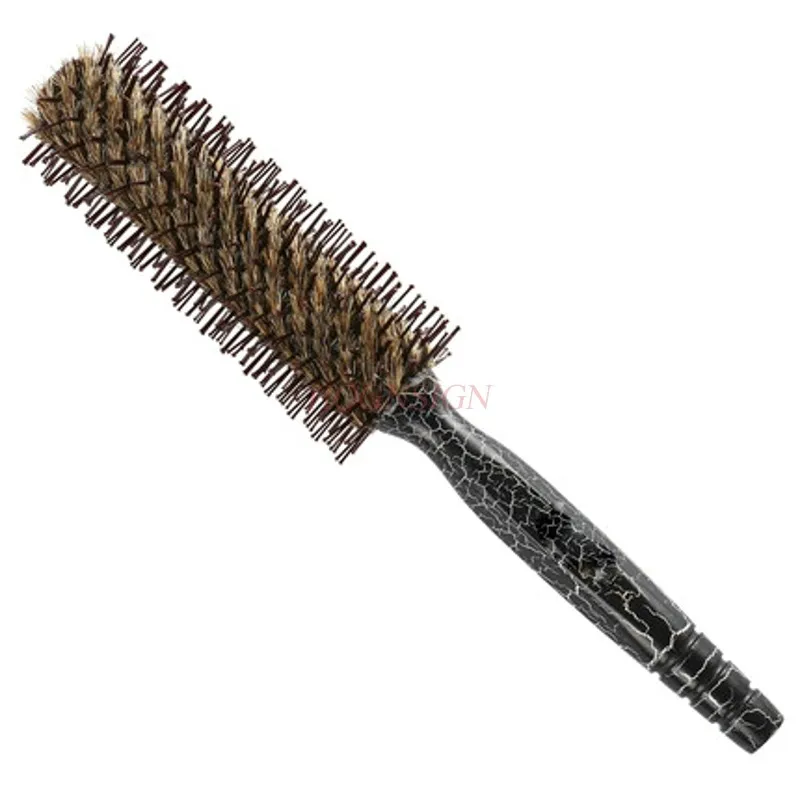 volumizer hair comb Explosive Crack Handle  Bristle Roll Comb Round Volume Combs Hair Hairbrush Inner Buckle Salon Professional