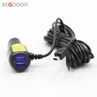 Автомобильное зарядное устройство XCGaoon с 2 USB-портами, 3,5 м, 5 В, 3,4 А