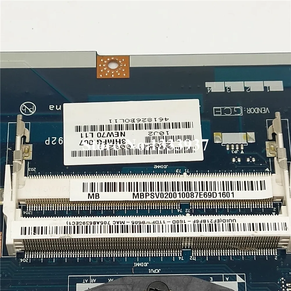 NEW70 LA-5892P HM55 материнская плата для ноутбука Acer aspire 5742 г 5741 Материнская MBPSV02001 MB.PSV02.001