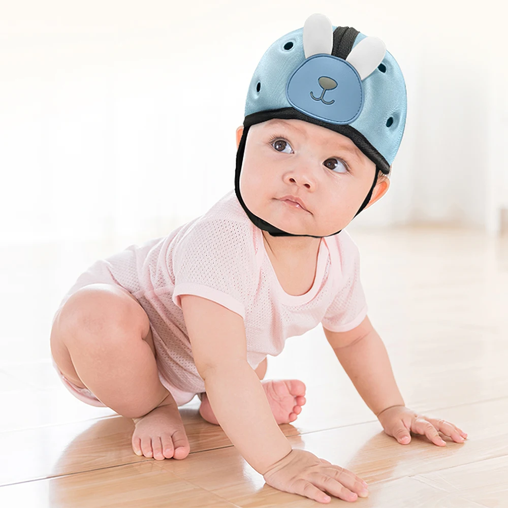 

Baby Ultra Light Hat Soft And Breathable Baby Head Protecting Cap Walk Protector Hat Toddler Head Protective Tool For Toddler