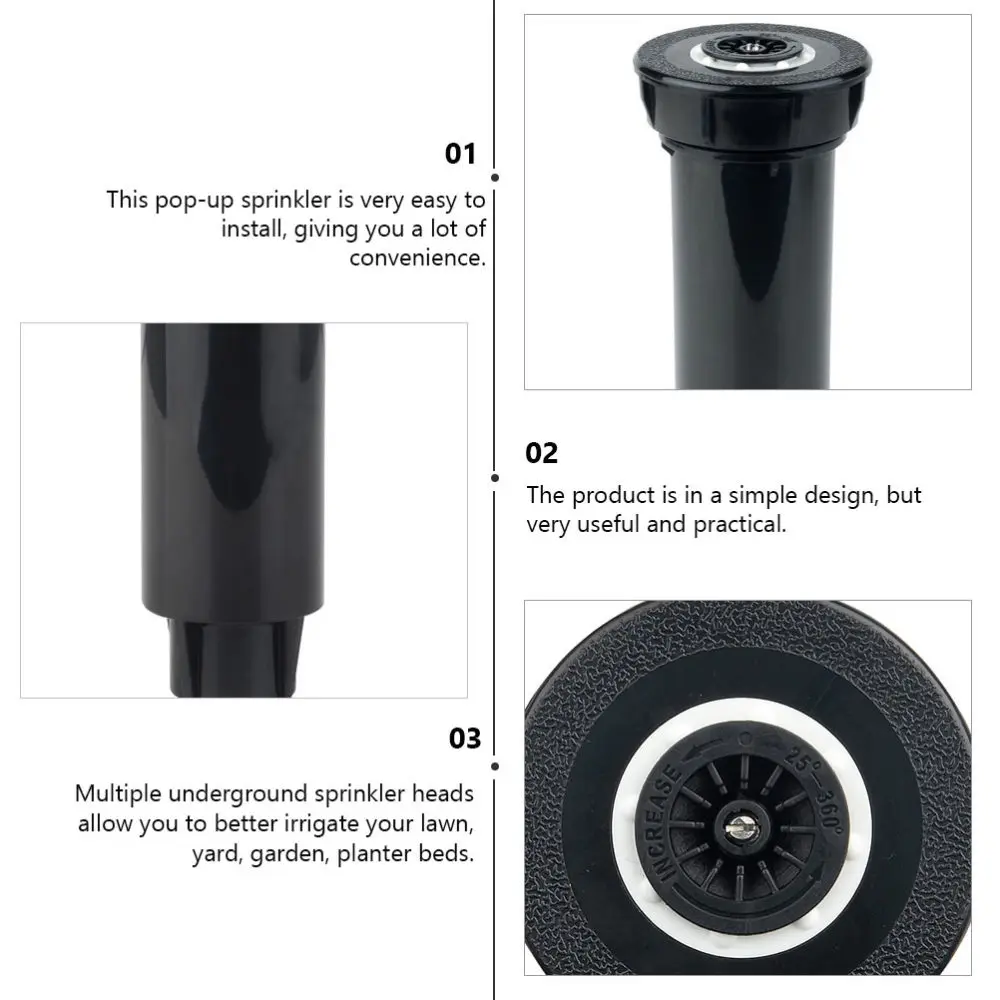 

2pcs Automatic Irrigation Water Sprinkler Retractable Water Sprinkler for Garden