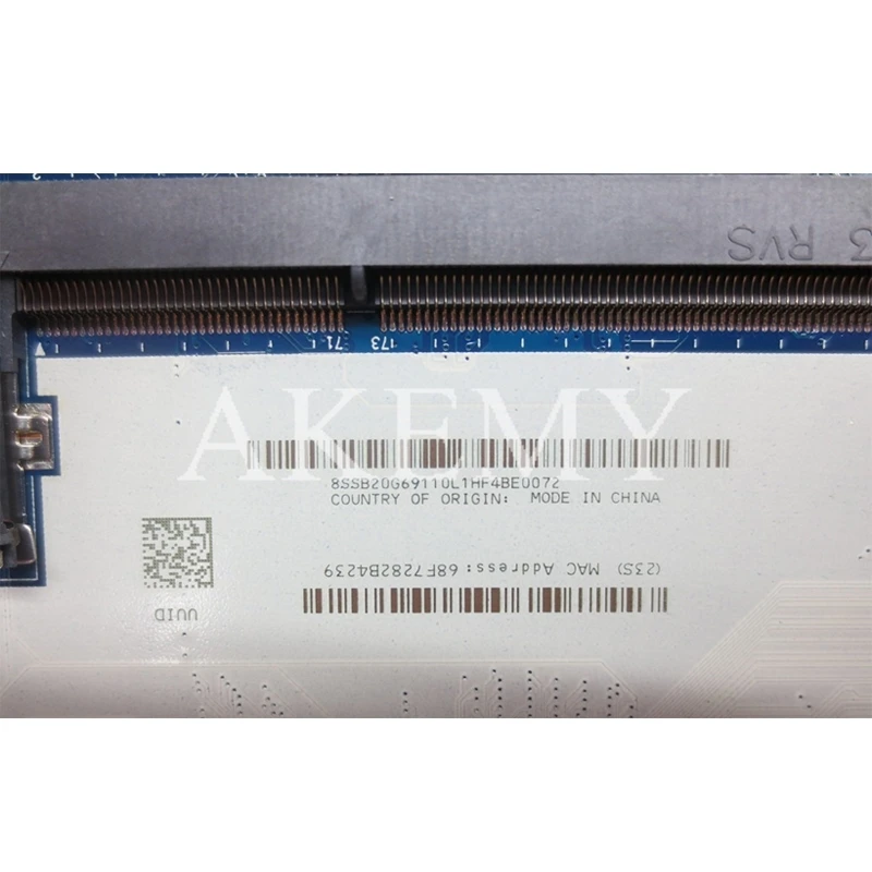 

NEW! For Lenovo Thinkpad E550 E550C NM-A221 Laotop Mainboard NM-A221 Motherboard with i3-5005U CPU R7 M265 GPU