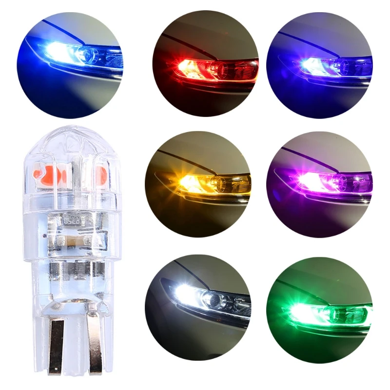 

Super Bright T10 3030 5W 8LED Auto Lamp for Car Interior Dome Parking Light Wedge License Plate