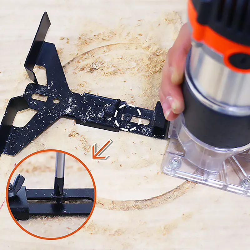 720 Вт Электрический триммер для кромки ламината деревообрабатывающий станок