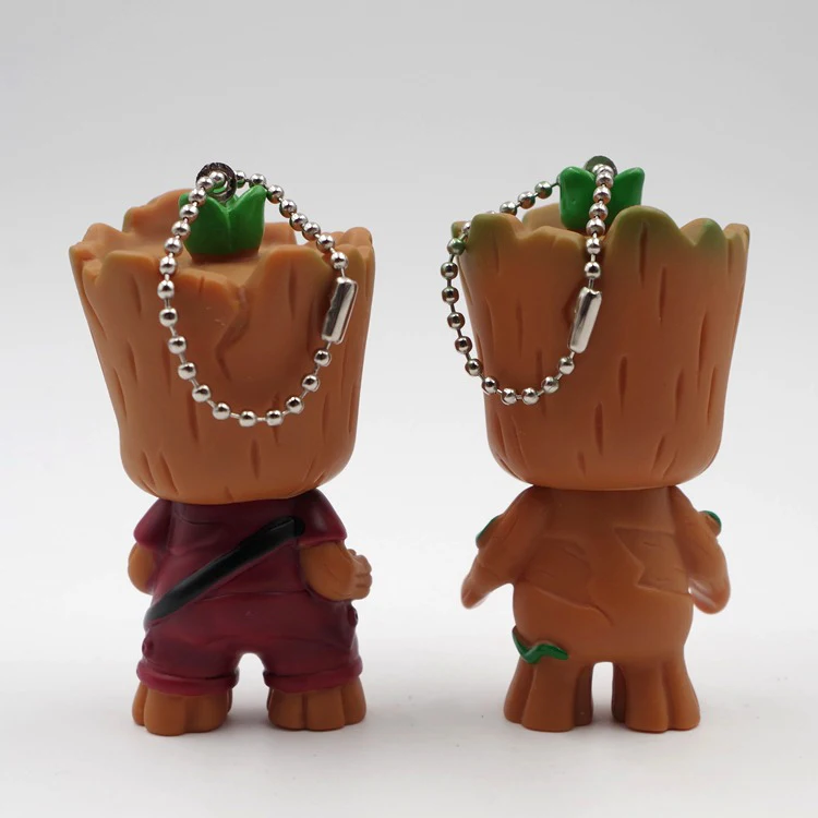 Стражи ребенок Грут брелок 2 стиля кашпо Ключ Подвески Сумка Аниме | Украшения и