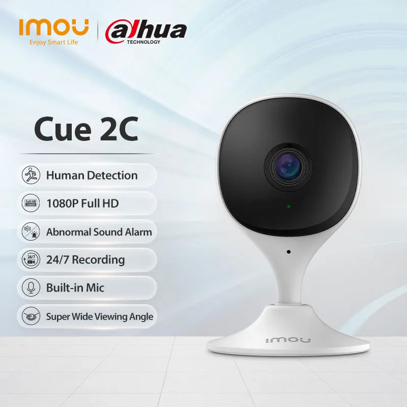 Dahua imou Cue 2C 1080P IP камера видеонаблюдения H.265 детекция людей встроенный микрофон