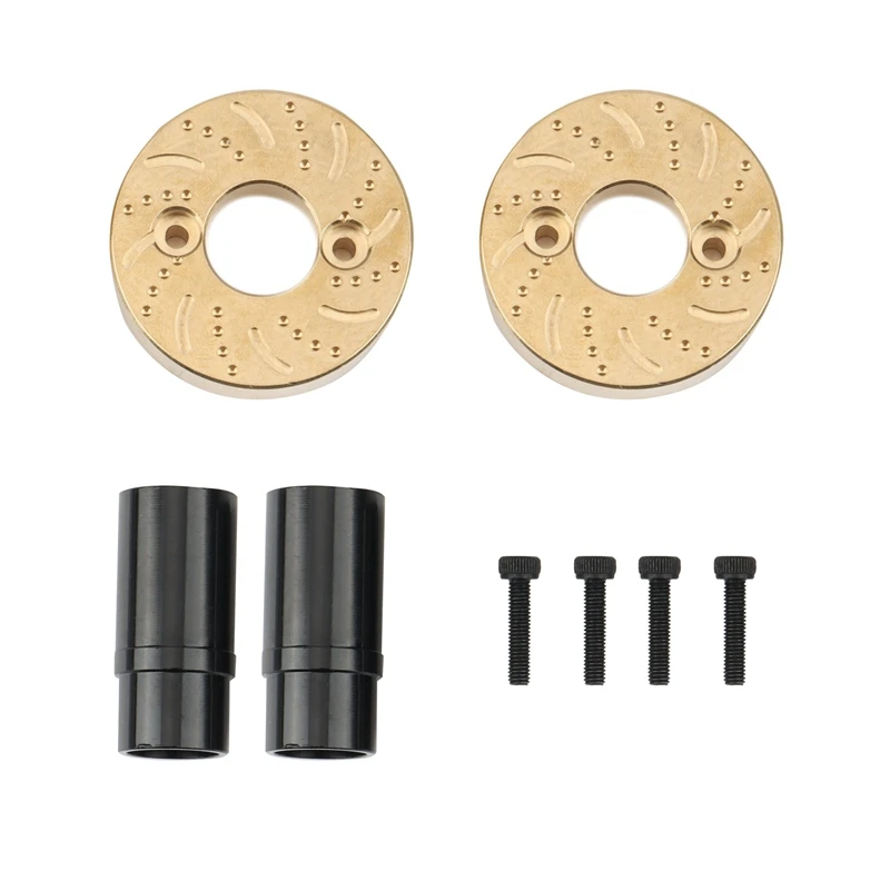 

2 комплекта, задняя ось, латунный вес 204 г, противовес для AXIAL RBX10 Ryft 1/10, запчасти для гусеничного аппарата на дистанционном управлении, аксесс...