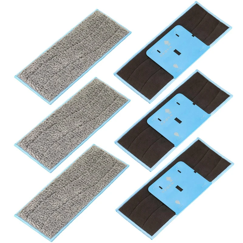 5 Pack Washable Wet Mopping Pads Compatible for Braava Jet M Series Reusable IRobot M6 (6110) | Бытовая техника