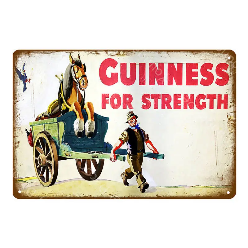 YD7200AI Guinness хороший для вас металлический плакат оловянные знаки винтажный Настенный декор для бара паба клуба человек пещера декоративная пластина YI-123 - Цвет: YD7200AI