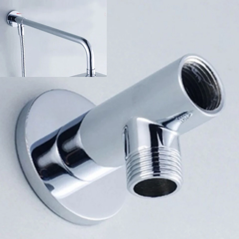 

G1/2 Wall shower head extension pipe long shower copper arm shower head holder shower head fixed seat