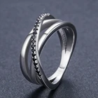 Женские украшения из циркона Modyle, обручальные кольца черного и золотого цвета, размеры 6, 7, 8, 9, 10