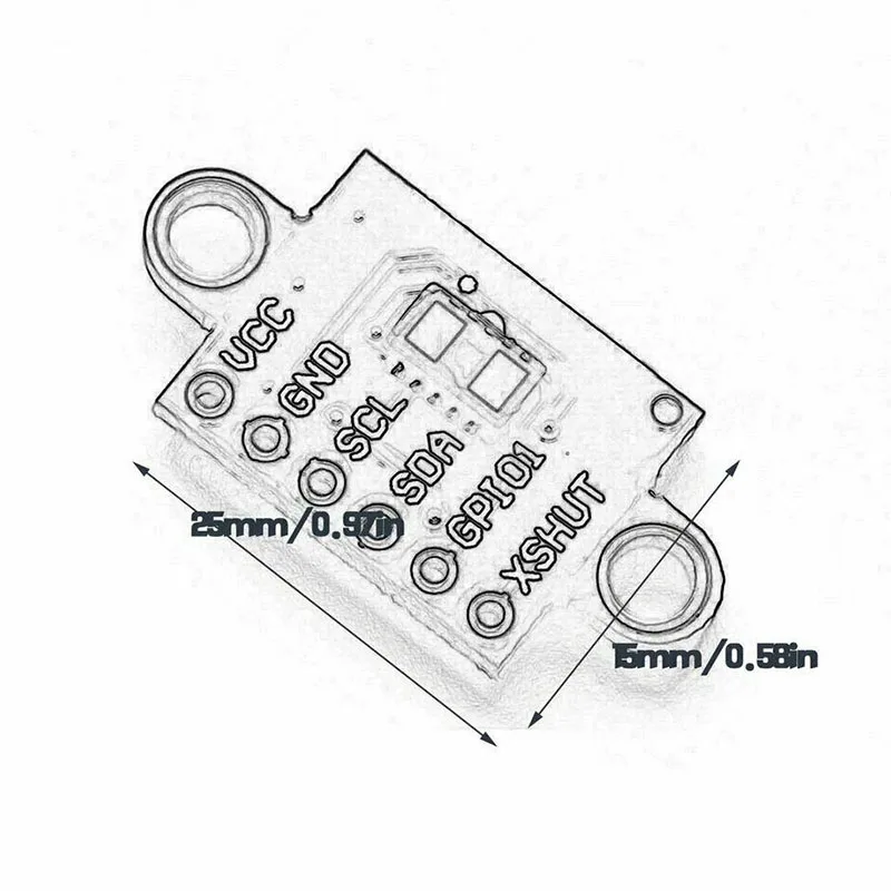 Портативный модуль CLH @ 8 датчик измерения расстояния полета 400 см | Инструменты
