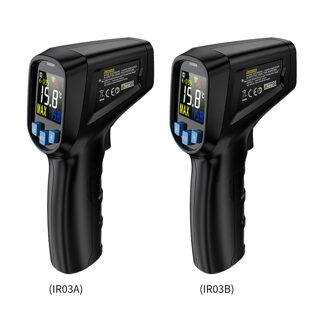 Цифровой Бесконтактный инфракрасный термометр лазерный пирометр для бойлера