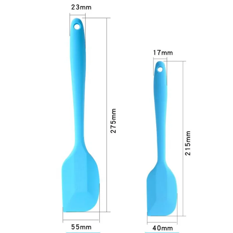 Set Of 2 Heat Resistant Silicone Cooking Tools Kitchen Utensils Baking Pastry Spatula Spoon Cake Spatulas Cook | Дом и сад