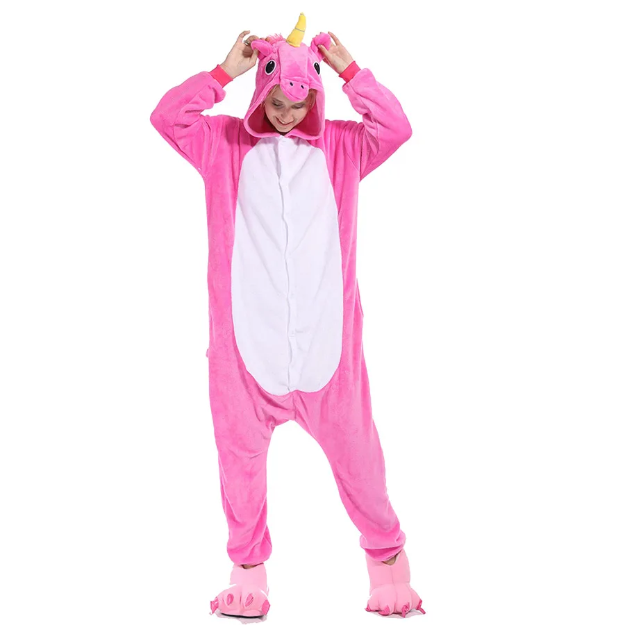 Кингуруми Акула Пикачу Onesie взрослых женщин животных пижамы набор фланелевые теплые мягкие пижамы зимний комбинезон пижамы Косплей - Цвет: as picture