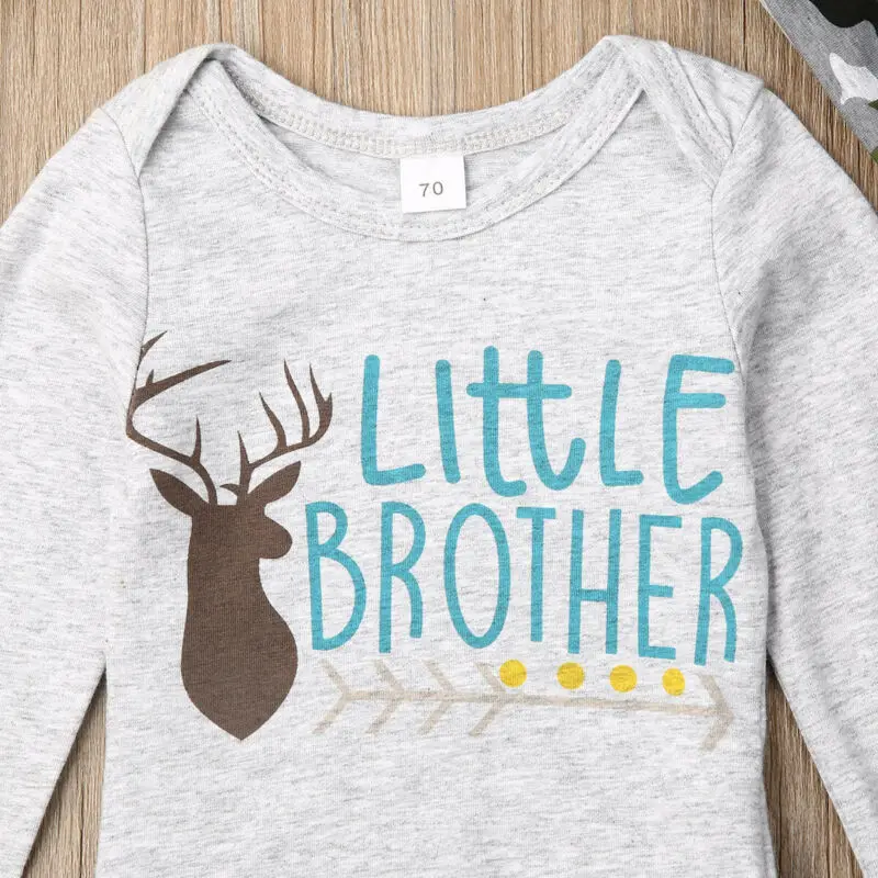 Новый милый Камуфляжный принт для новорожденных мальчиков Детская осенняя