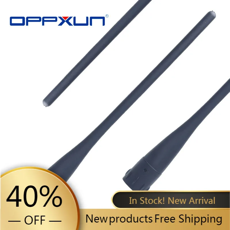 

OPPXUN 1 шт. TK308 UHF 400- 470 МГц антенна для рации Двусторонняя радиосвязь TNC Male Ham Antenna