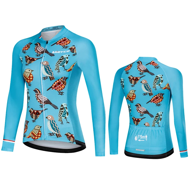 

Mieyco 2021 Cycling Jersey Mtb Bicycle Clothing Bike Jersey Wear Cycle Clothes Long Sleeve ropa ciclismo for Woman Cyclist