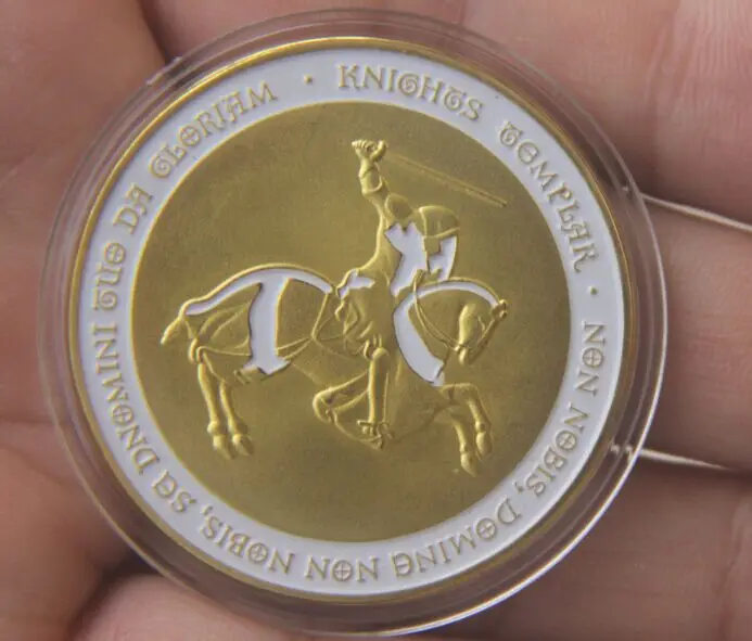 Монета с покрытием &quotМеч белой лошади&quot памятная монета коллекция медалей