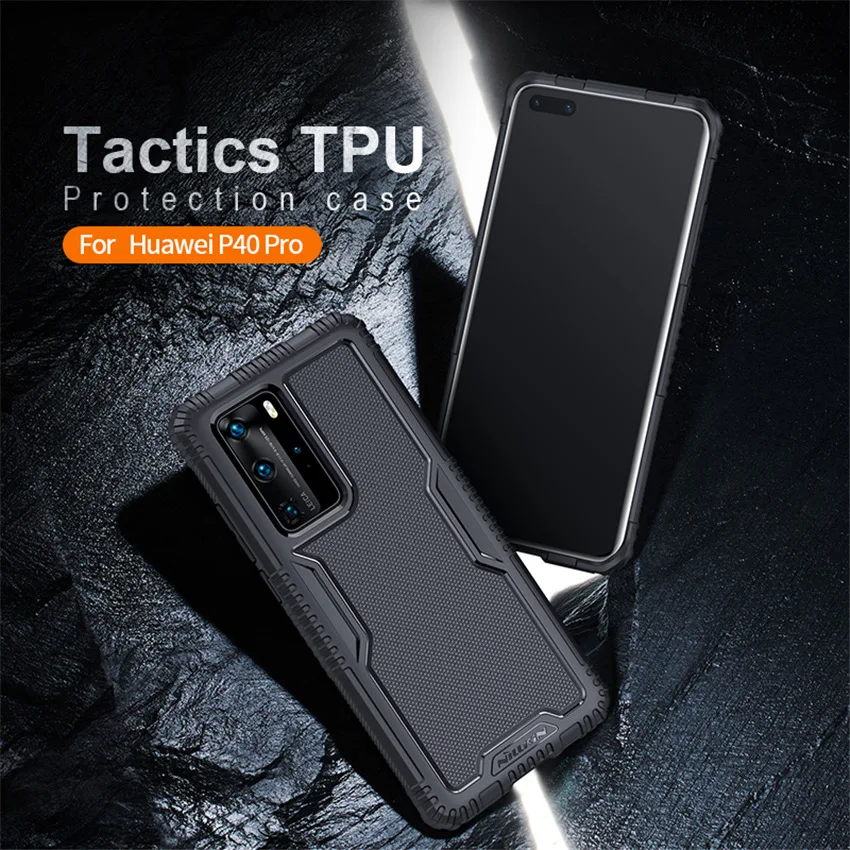 Для Huawei P40 Pro чехол NILLKIN прочная Броня противоударный Тактика ТПУ Защита для |