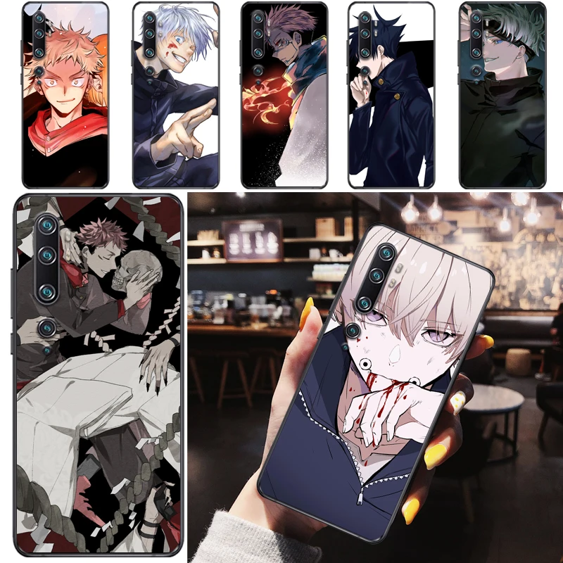 

Jujutsu Kaisen Fushiguro Megumi Yuji Itadori Sukuna Satoru Gojo Phone Case For Xiaomi Mi CC9 Pro CC9e Carcasa Cases Funda