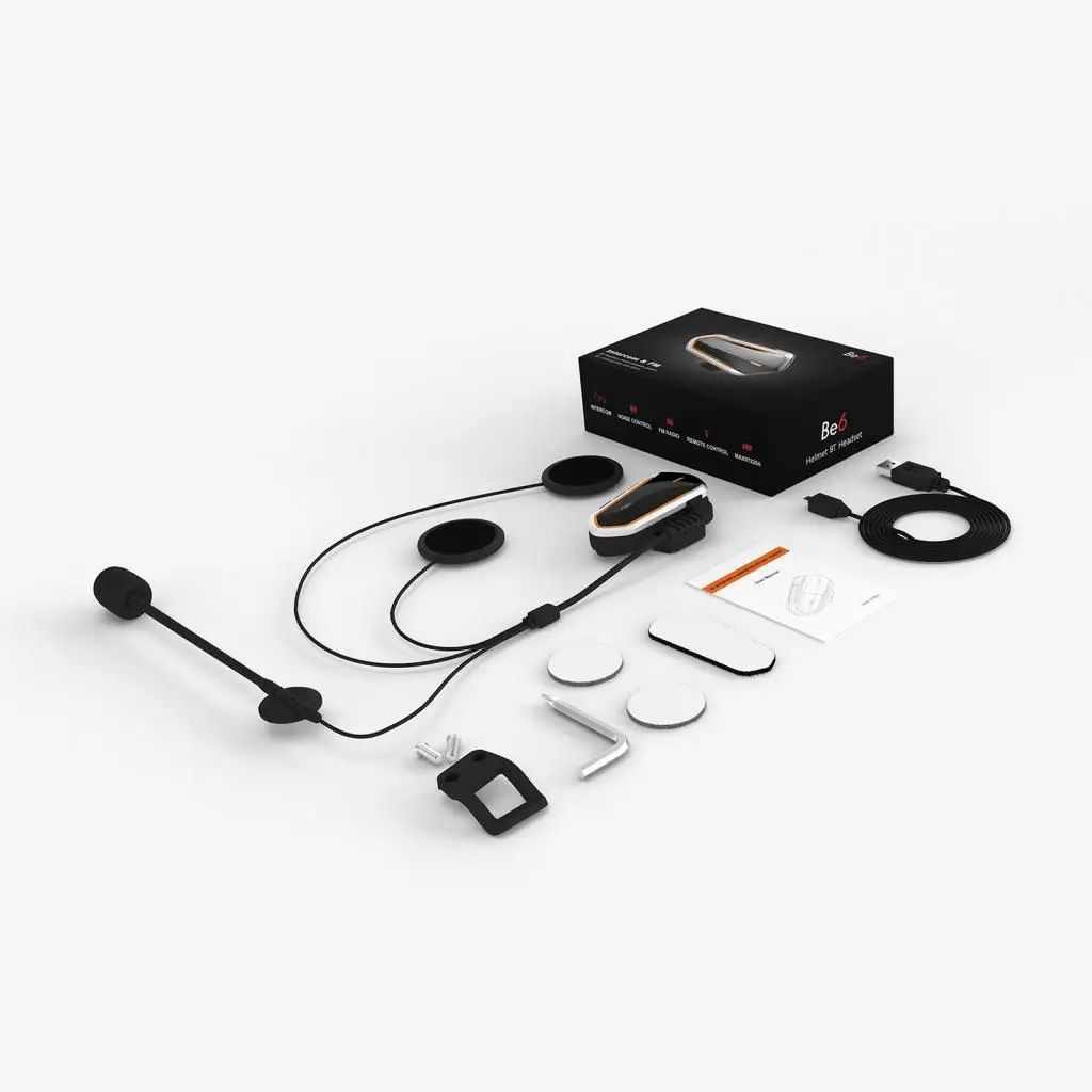 Мотоциклетная гарнитура для шлема водонепроницаемая Bluetooth FM радио наушники|Уход|