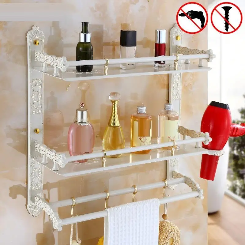 

Estante Corner Repisas Prateleira Parede Badkamer Accessoires Banheiro Salle De Bain Shelves Accessories Bathroom Wall Shelf
