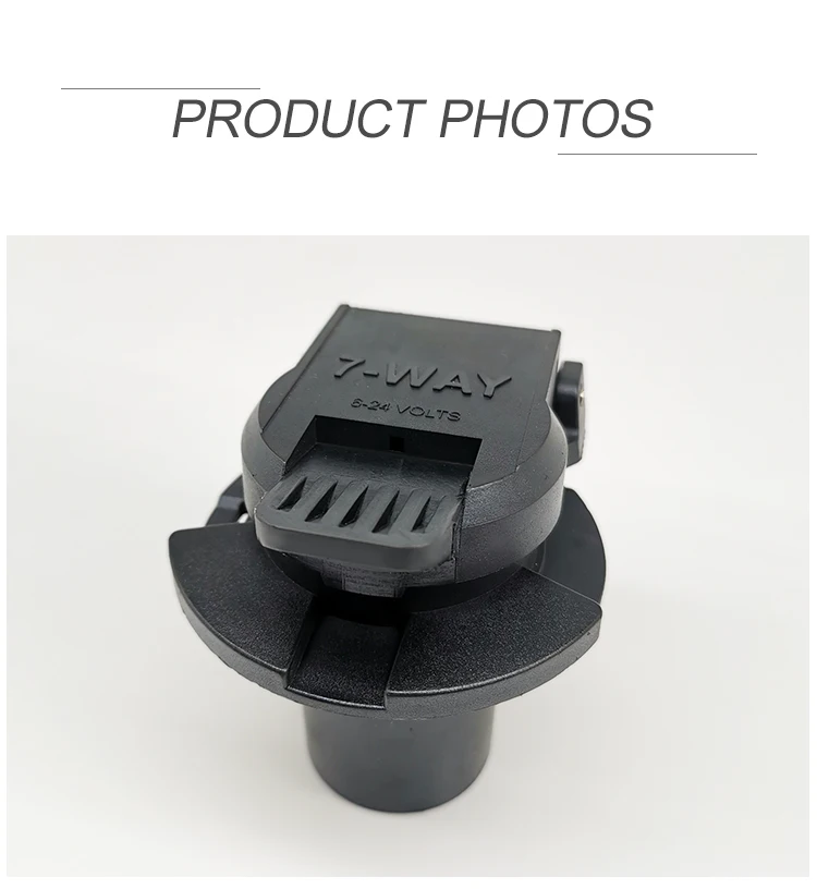 Аксессуары для пикапов 6-24 В 7way blade Socket американский стиль каравана трейлер аксессуары Запчасти для прицепа караван аксессуары