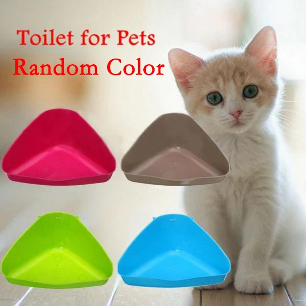 Пластиковый контейнер для мусора домашних животных угловой туалет кошек мышей