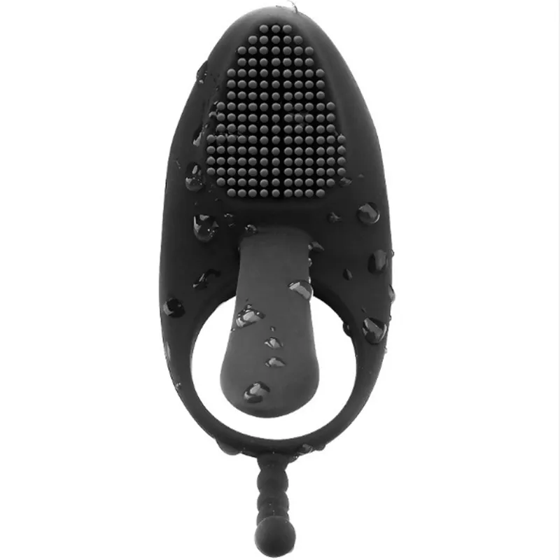 Силиконовый вибратор для точки G и клитора перезаряжаемое вибрирующее кольцо