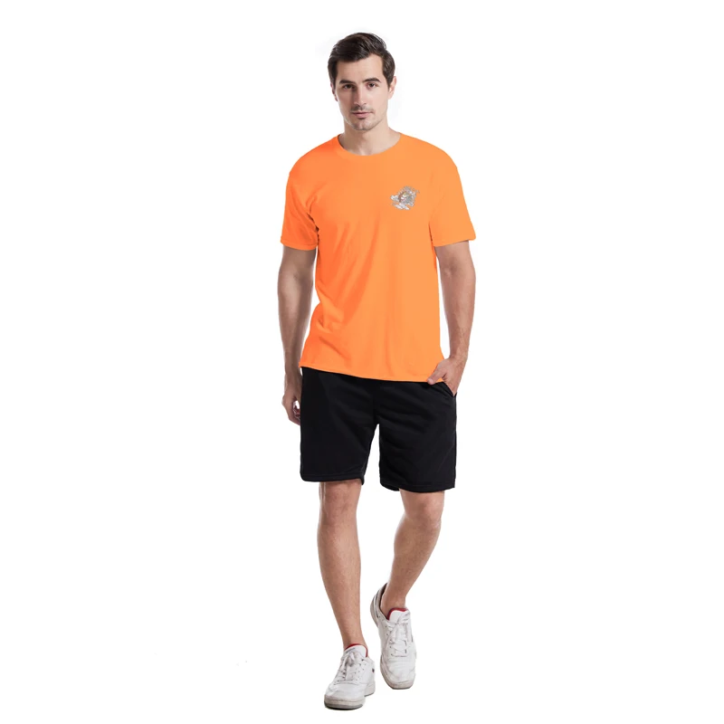 

European And American Men Leisure Embroidery Set Business Fashion Street Hot Style Multi-color Trend Comfortable Summer Thin
