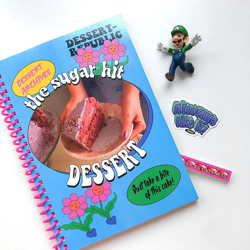 100pages Mixed Color A5 Journal Notebook DIY Scrapbook General Diary Memo Notepad School Supplies | Канцтовары для офиса и