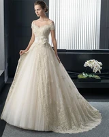 new fashionable organza lace princess 2018 v neck sexy vestido de noiva bridal gown with flower belt mother of the bride dresses