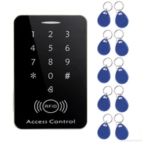 standalone access control card reader with digital keypad10 tk4100 keys for homeapartmentfactory secure system