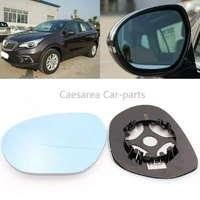 for buick envision 2014 2017 side view door mirror blue glass with base heated