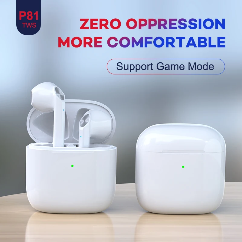 

Bluetooth 5.1 True Wireless Earbuds with Charging Box Waterproof Earphone Volume Control Mini TWS Headphone Handsfree for phone