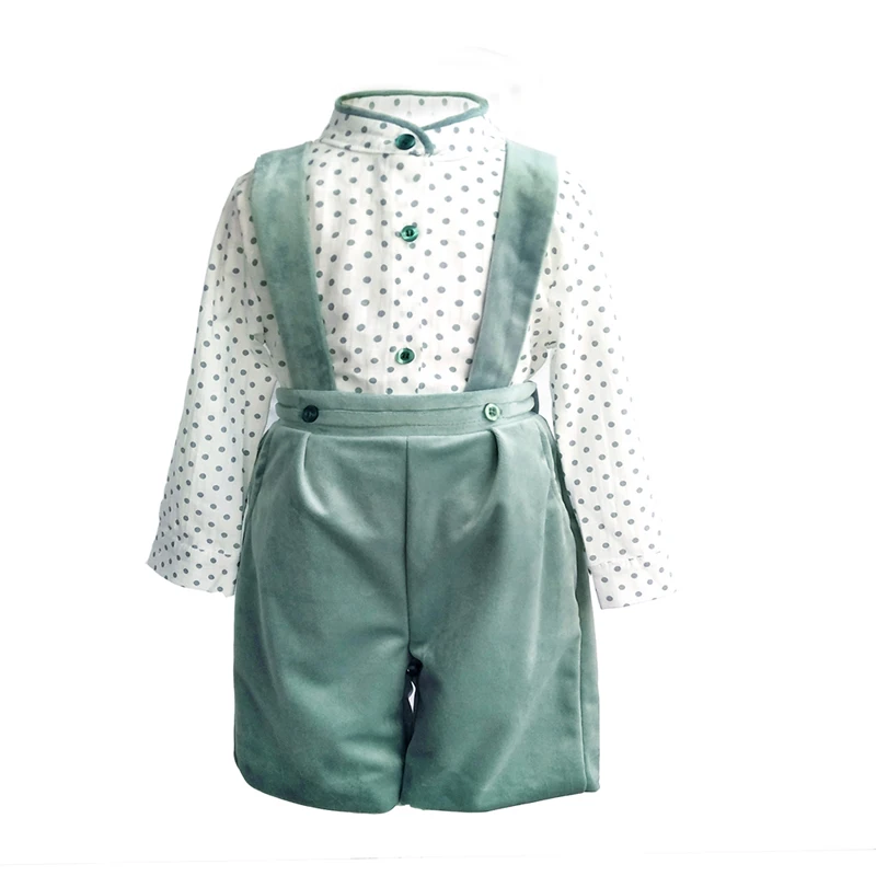 Детский хлопковый комбинезон с галстуком-бабочкой и шортами | Детская одежда