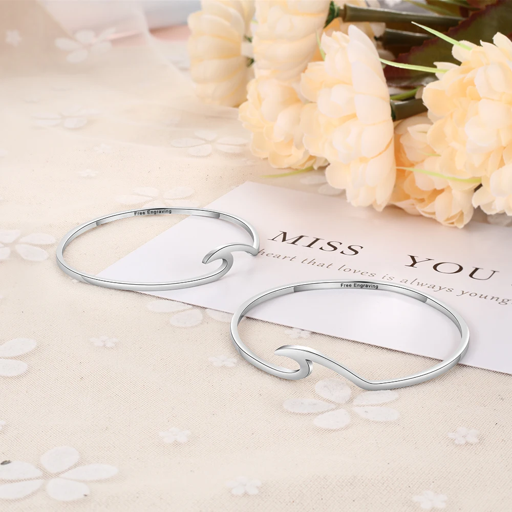 Индивидуальные браслеты и минималистский индивидуальный именной браслет для