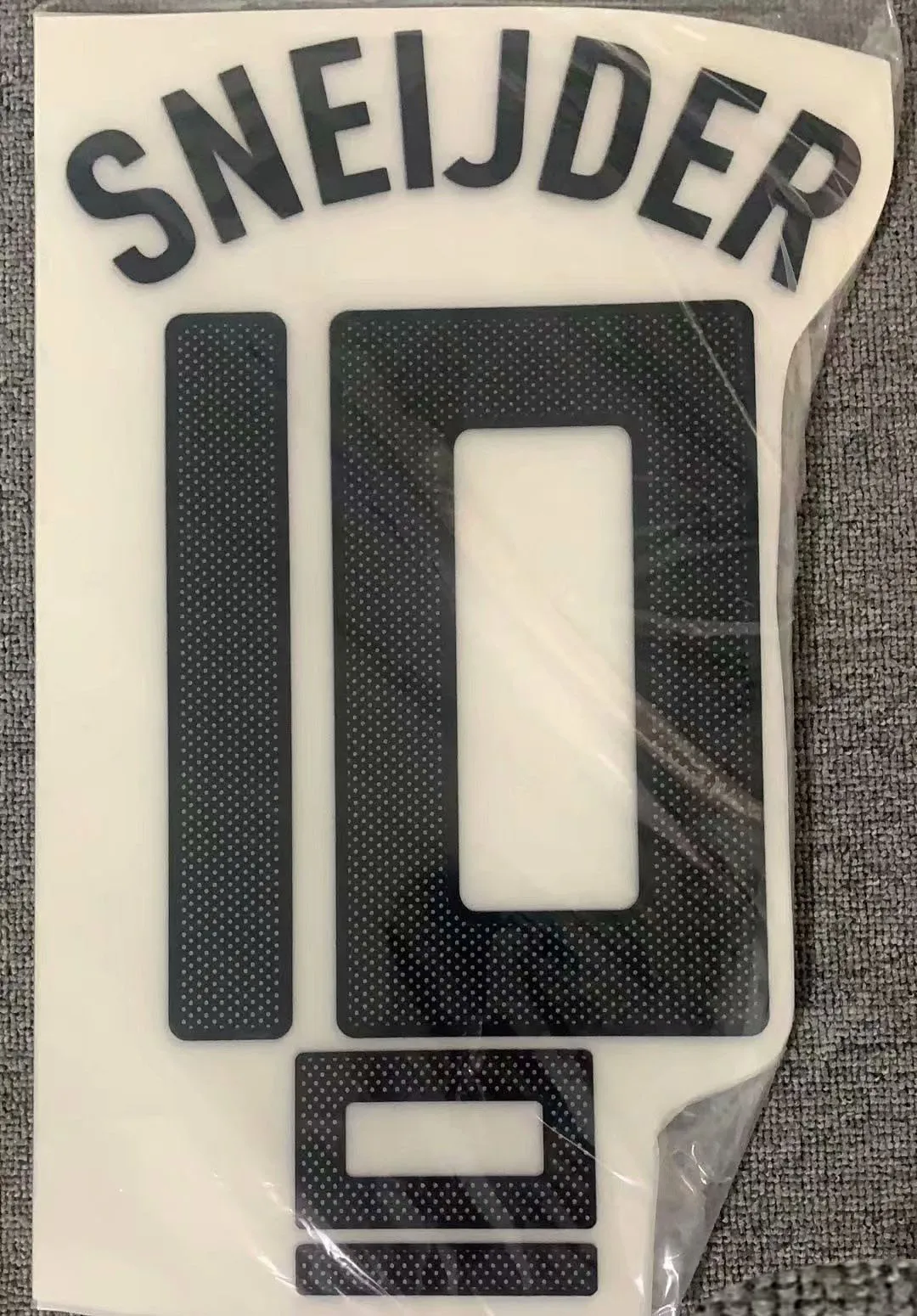 

2012 #10 Sneijder Nameset Printing Home Away Heat Transfer Iron ON Soccer Badge