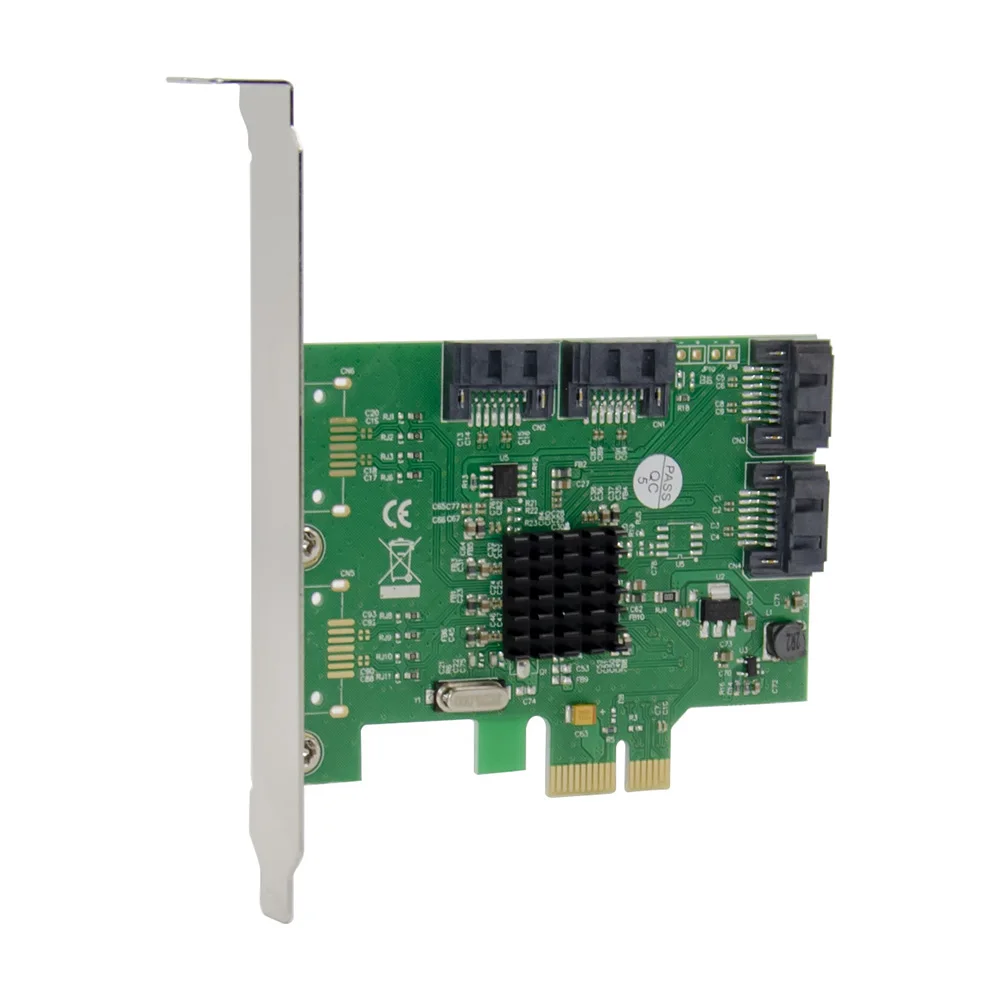 

Плата-адаптер PCI-E на 4, SATA, PCI-E, SATA, 6 Гбит/с