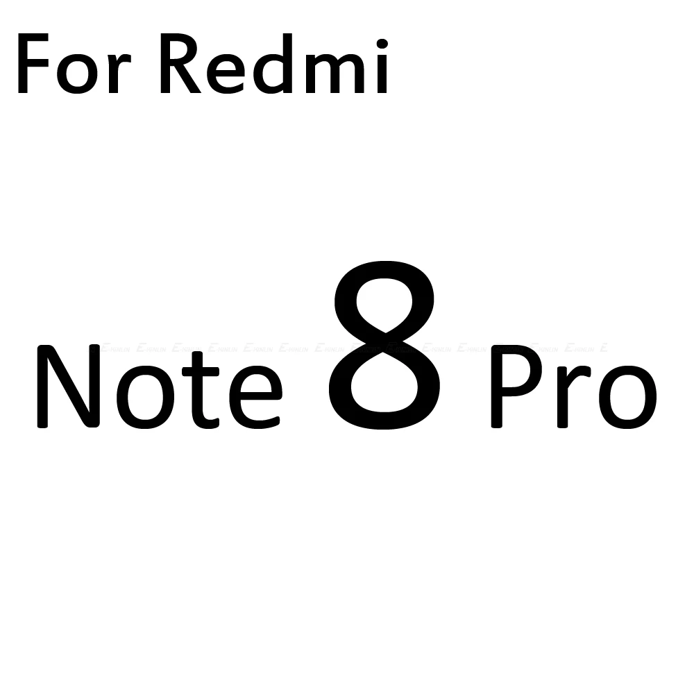 For Redmi Note 8 Pro Прозрачная мягкая защитная задняя пленка из углеродного волокна для Xiao mi Red mi Note 8T 7 5 Pro AI Plus mi 9 8 SE 6 защита заднего экрана без стекла - Цвет: For Redmi Note 8 Pro