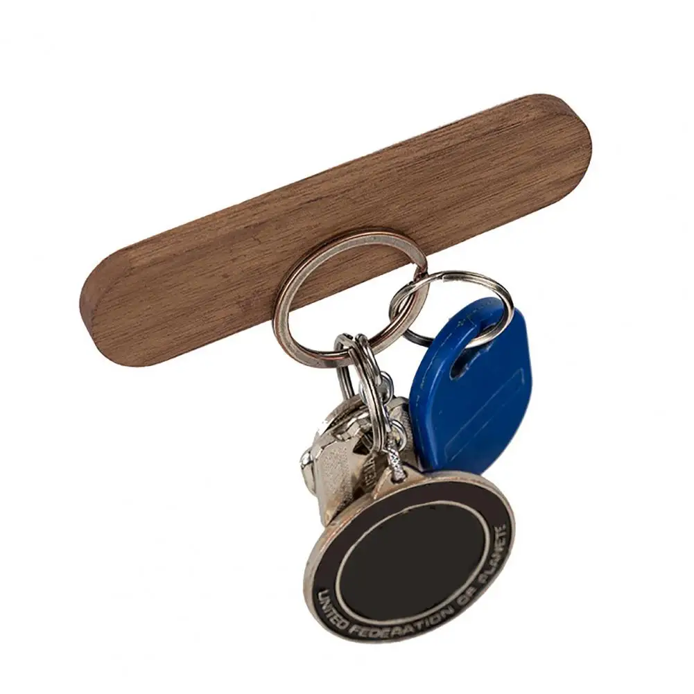 

Key Holder Strong Magnetic Natural Beech Home Wall Decroation Key Organizer for Home