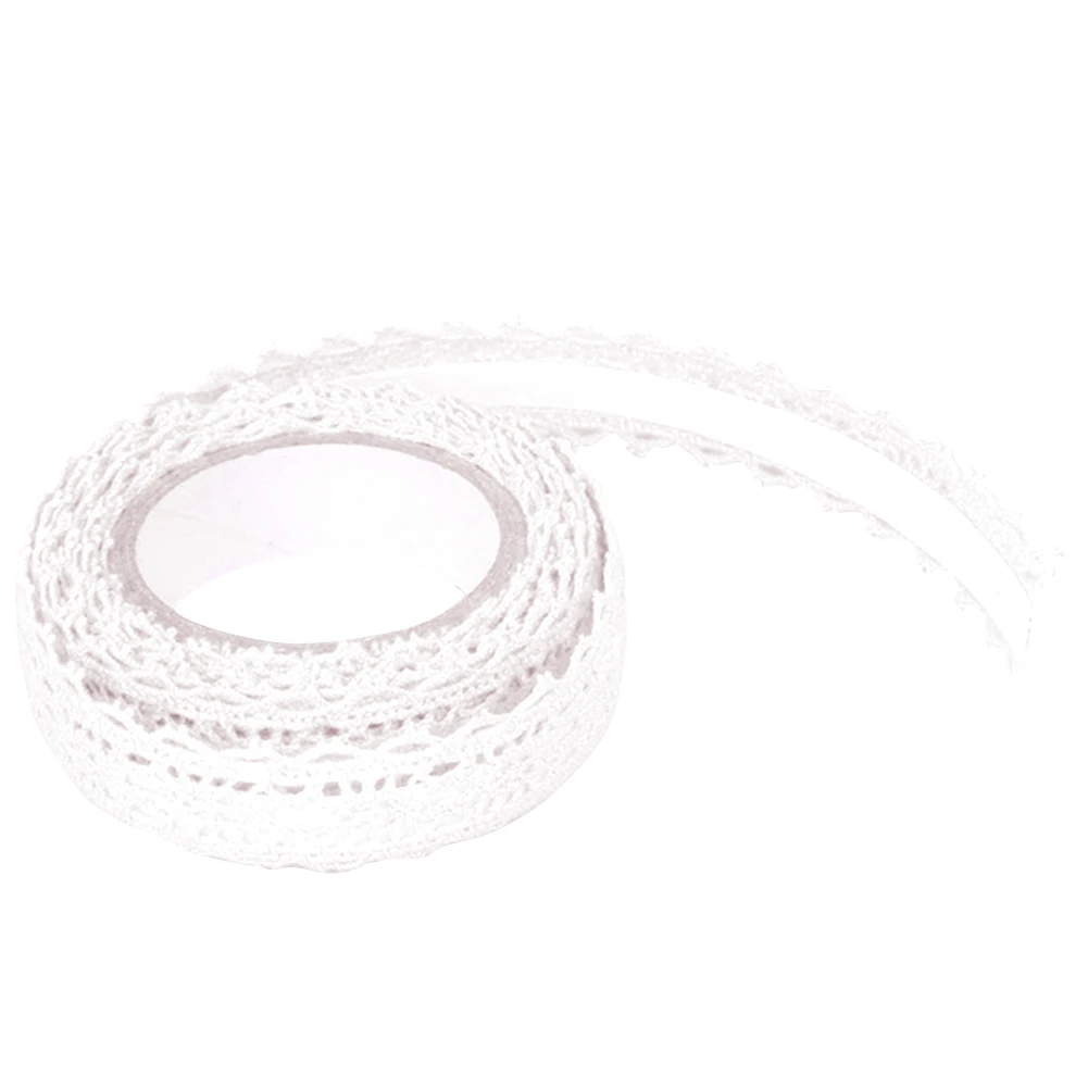 Wrap Lace Ribbon Self Adhesive Packaging Sticker Multipurpose Home Wedding Christmas Gifts DIY Craft Fabric Trim Double Sided | Канцтовары