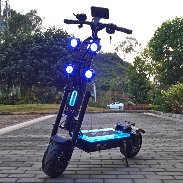 DUOTTS Electric Scooter 72V 8000W 45AH Dual Motor E Scooter 13 Tires Max  Speed 100km/h LED Display trottinette electrique - AliExpress