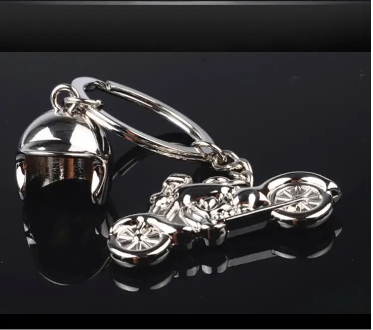 Новинка 100 шт./лот брелки для шлема мотоцикла Металлические Мини-мотоциклетные